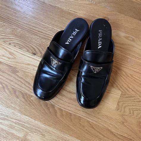 prada high moccasins|women's prada mules.